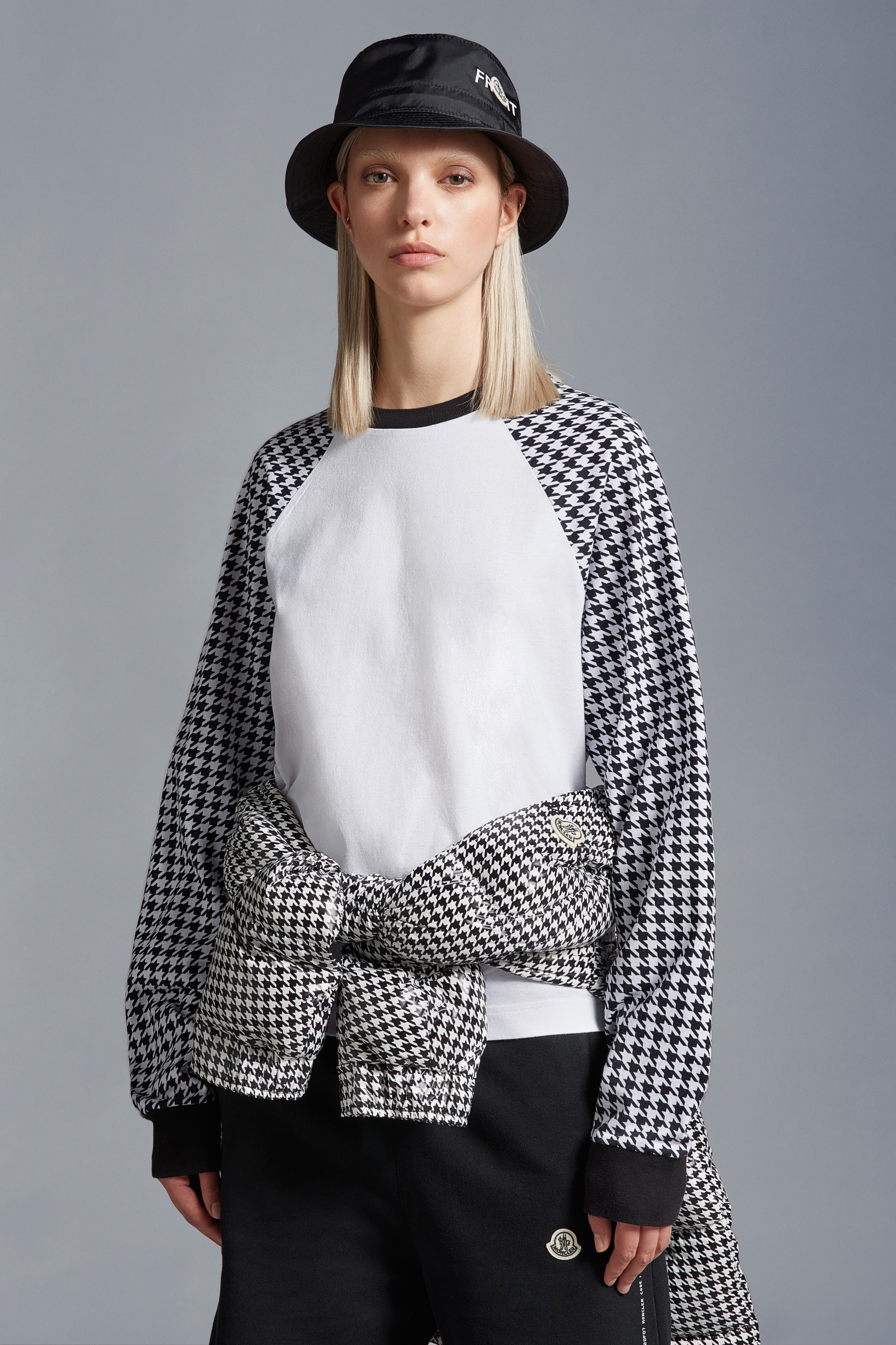 Houndstooth Long Sleeve T-Shirt - 8