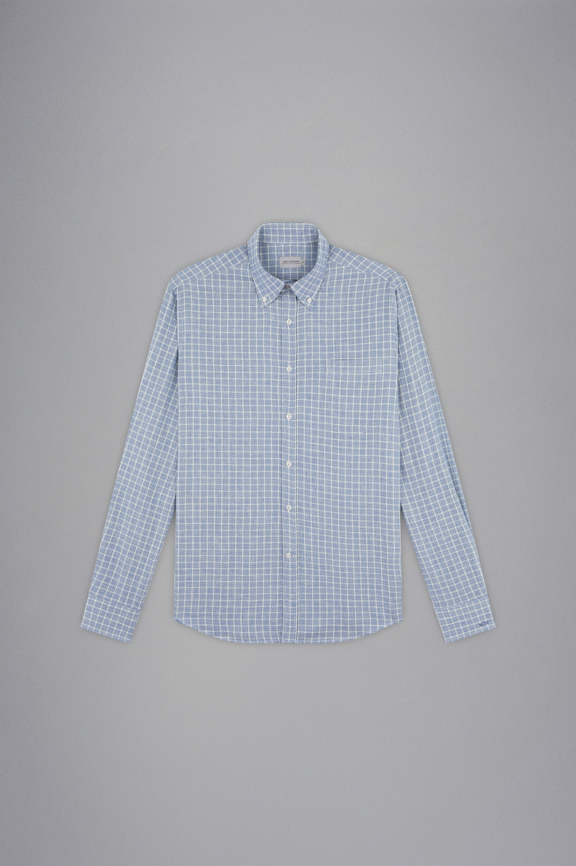 COTTON, LINEN AND CASHMERE SHIRT - 1