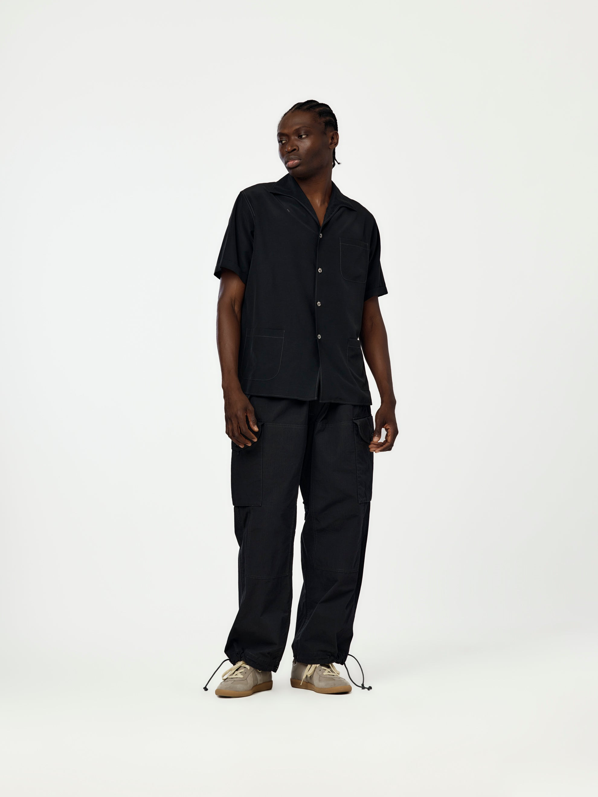 CARGO PANTS (BLACK) - 4