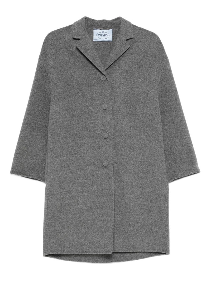 cropped-sleeve coat 1