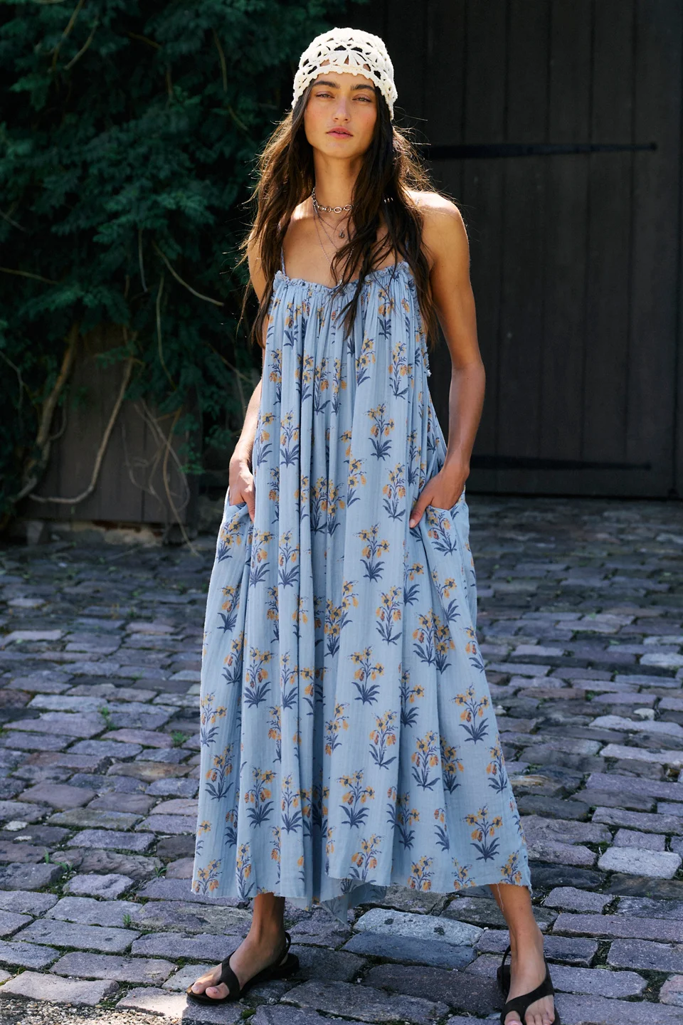 Raffia Blooms Printed Jumpsuit - 1