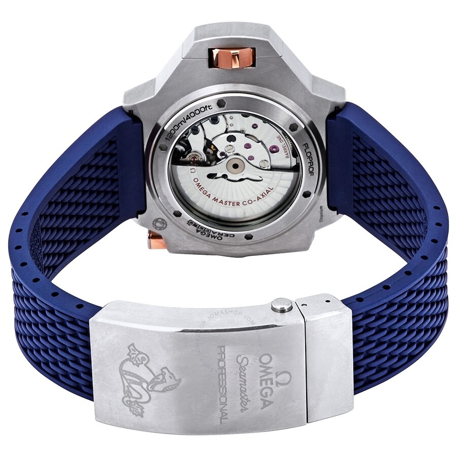 Omega Seamaster Lefty Automatic Blue Lacquered Dial Men's Watch 227.60.55.21.03.001 - 3