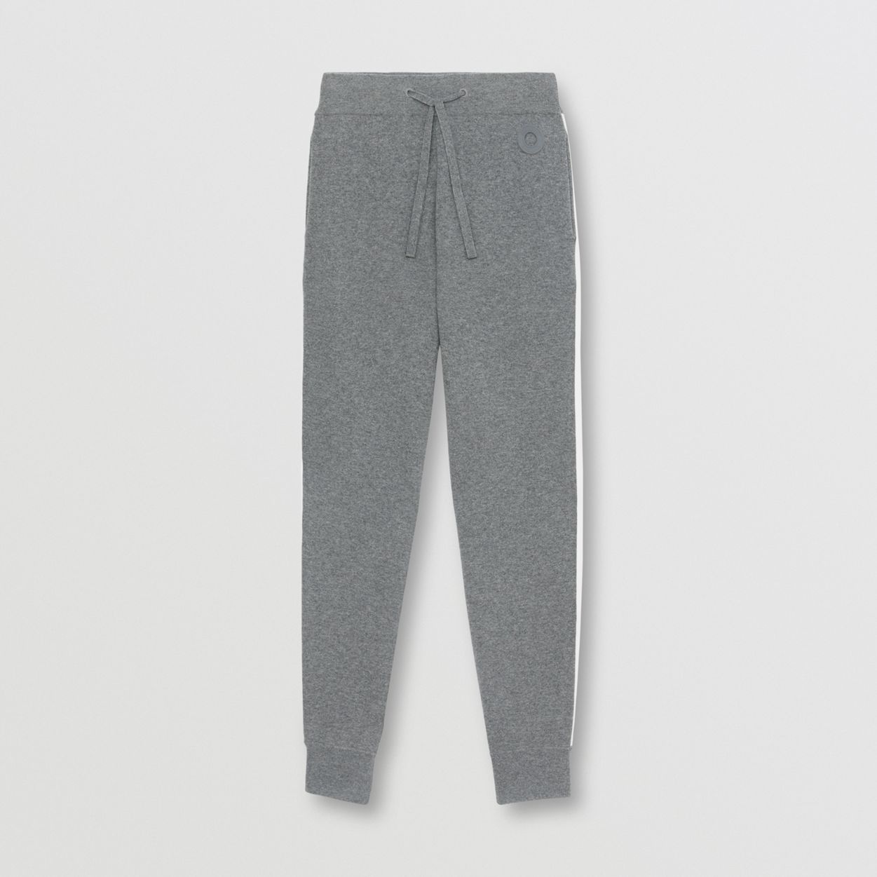Logo Graphic Wool Cashmere Blend Jogging Pants - 1