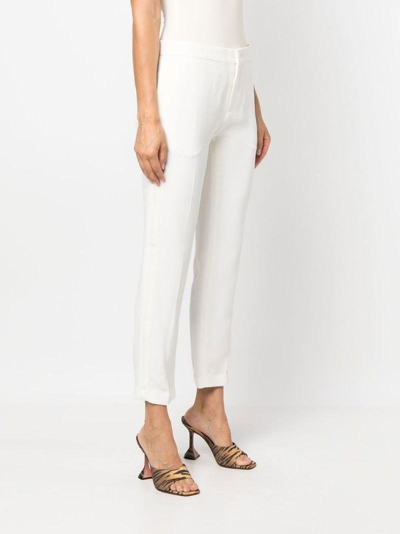 mid-waist slim-fit trousers 3