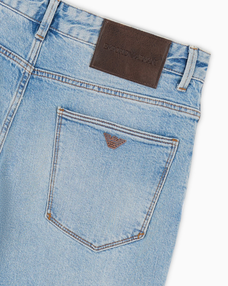 J06 Slim-fit jeans in rinse-wash stretch denim with dirty-effect treatment 6