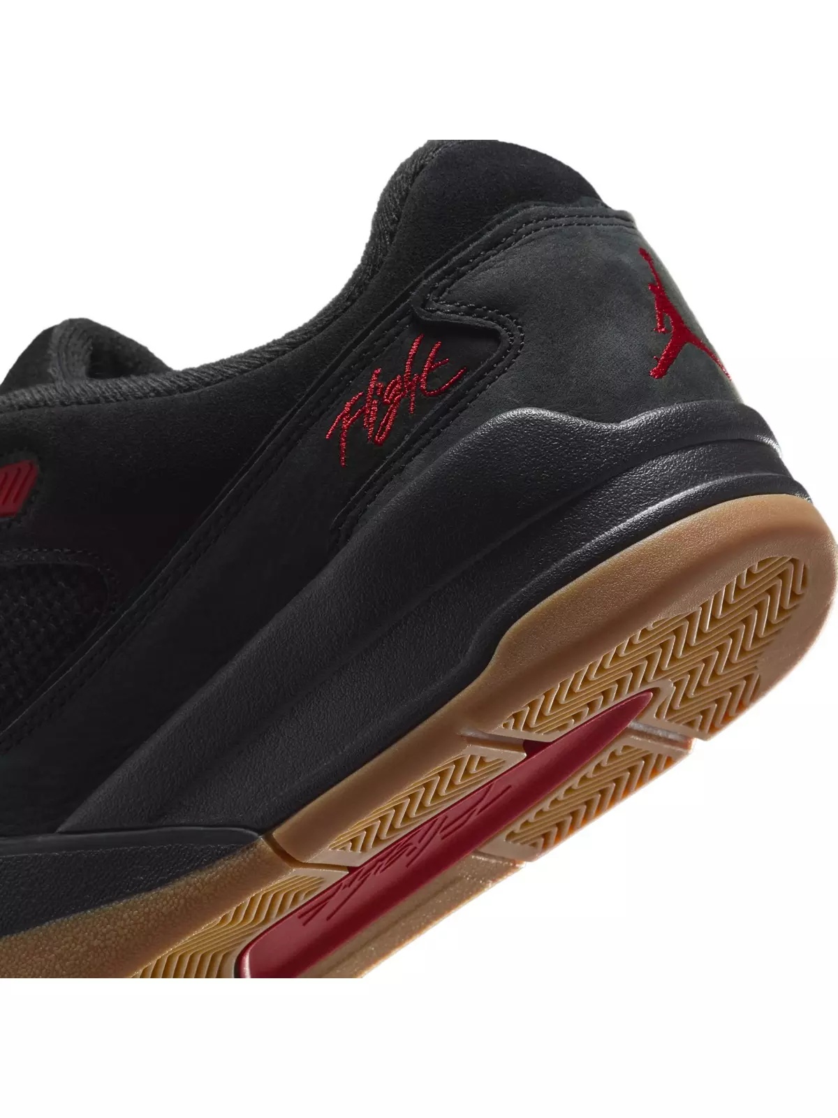 Flight Court "Black/Varsity Red/Gum Med Brown" Men's Shoe - 10