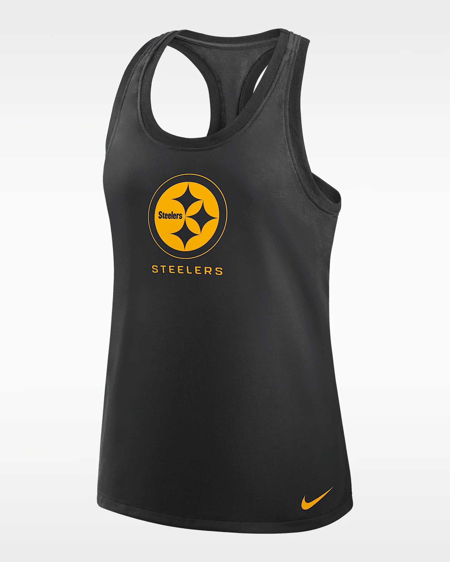 Pittsburgh Steelers Hurry Up Women's Nike Dri-FIT NFL Racerback Tank Top - 1