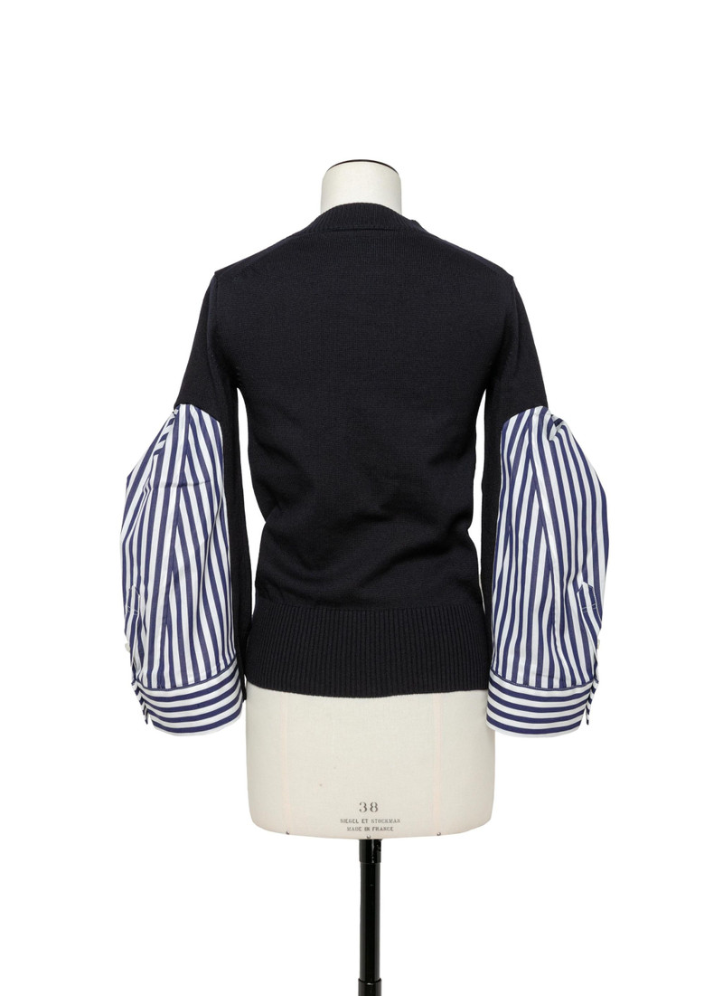 Cotton Poplin x Knit Pullover 3