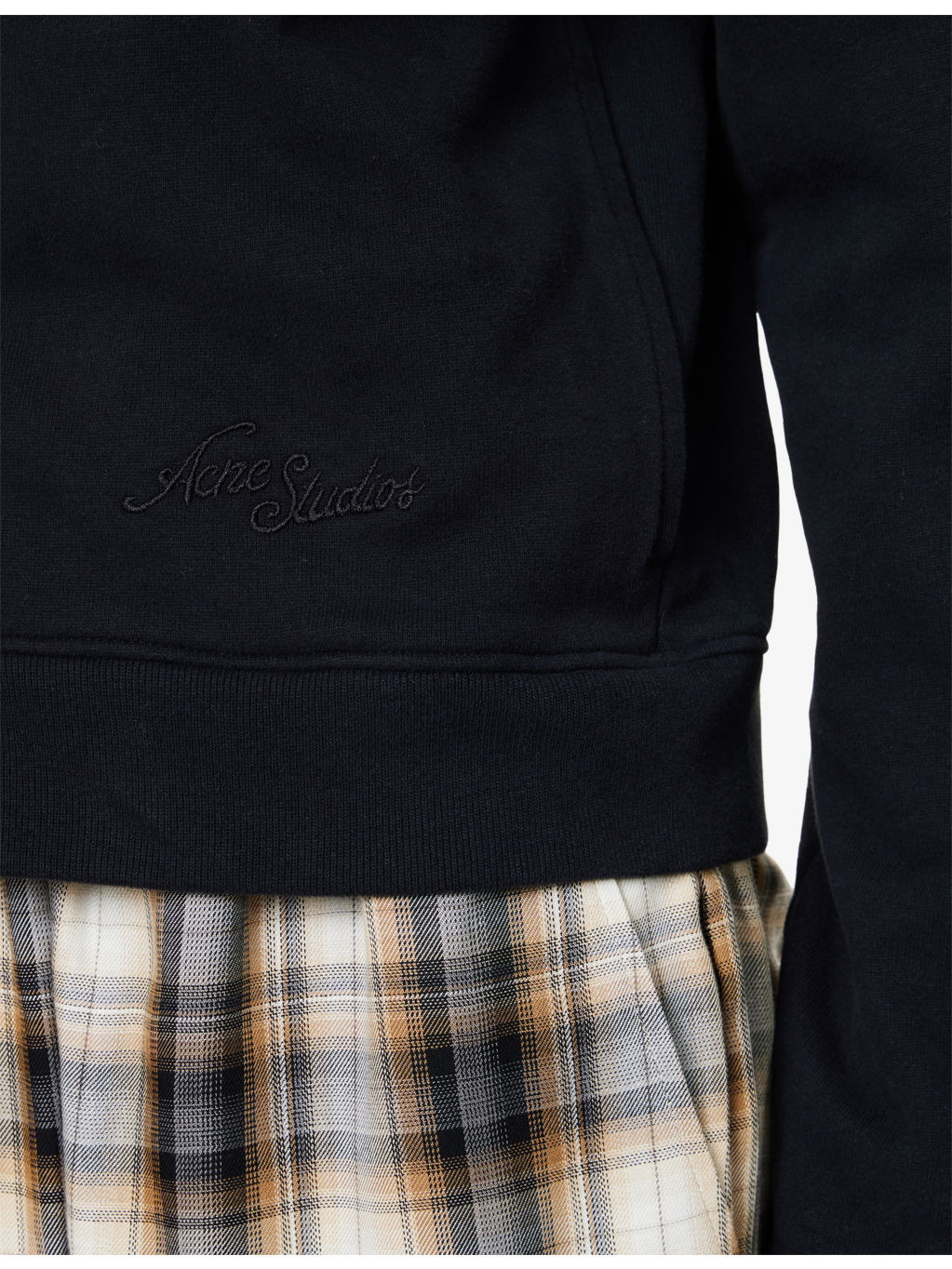 High-Neck Embroidered-Logo Cotton-Jersey Sweatshirt - 5