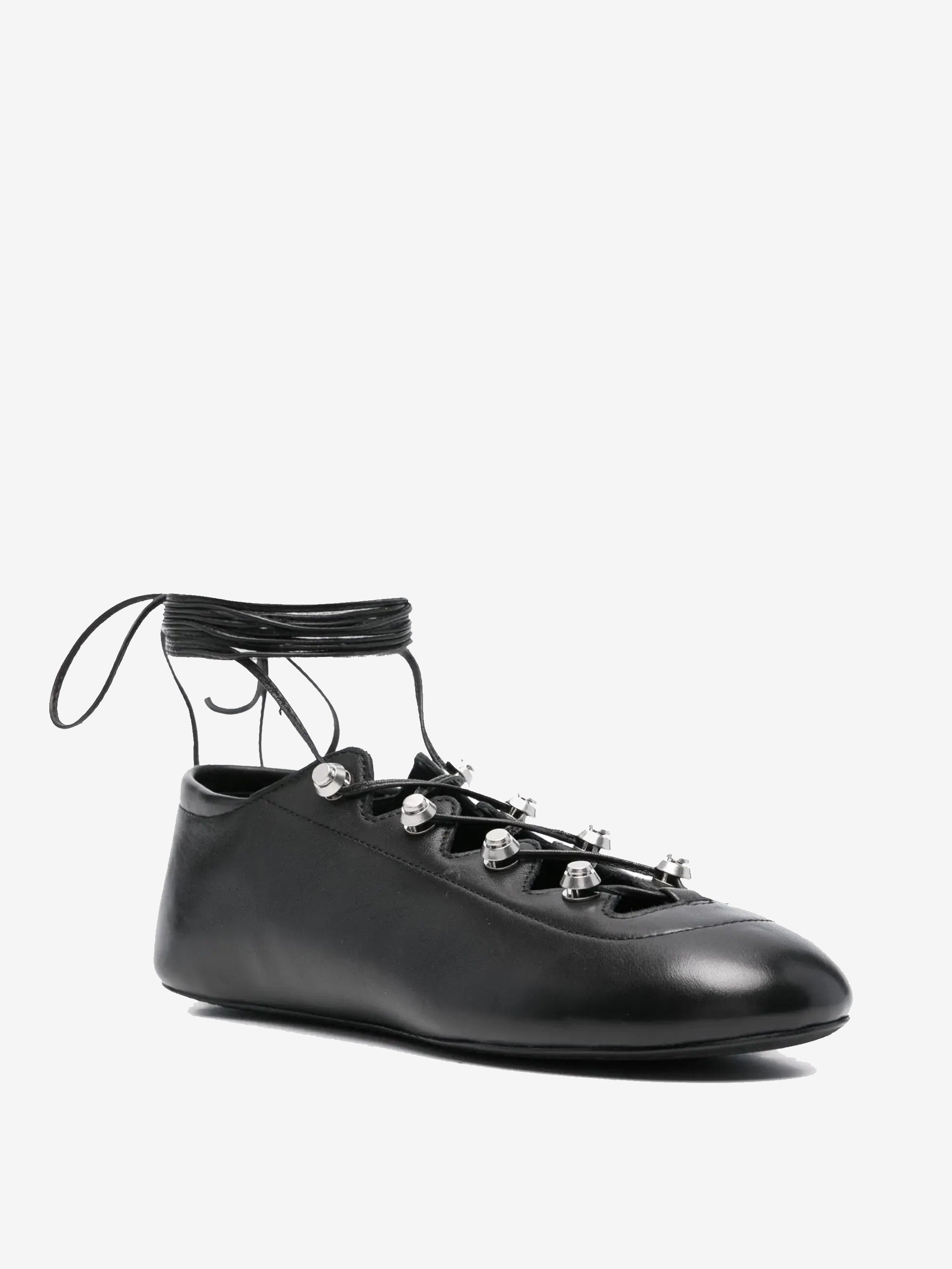 ALEXANDER WANG - Women Vyollette Lace Up Flat Sneakers - 2