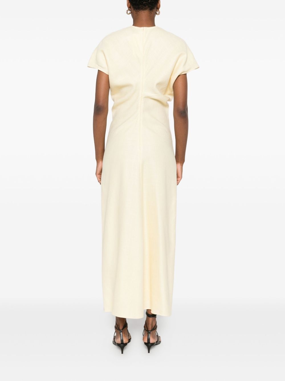 slouch-waist maxi dress - 4