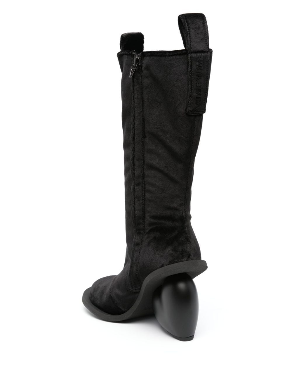 Love 115mm velvet mid-calf boots - 3