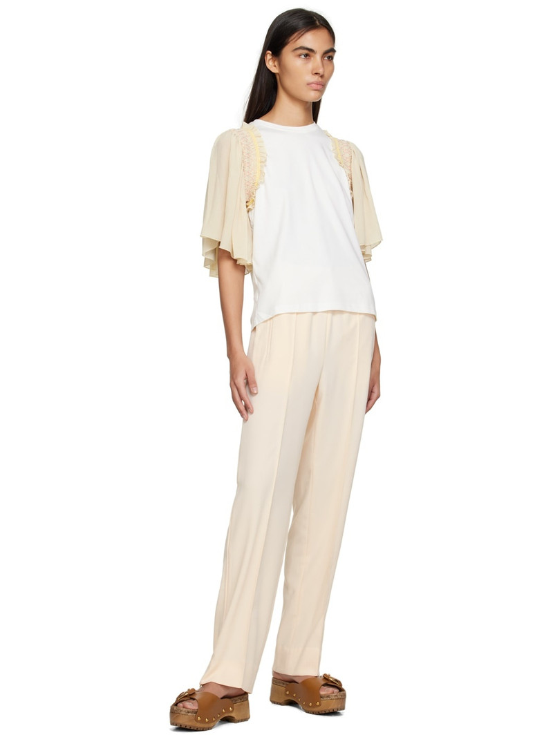 See by Chloé Off-White City Fluid Trousers outlook