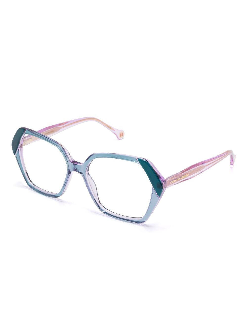 geometric-frame glasses - 2
