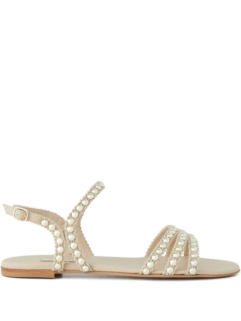 embellished strappy sandals 1