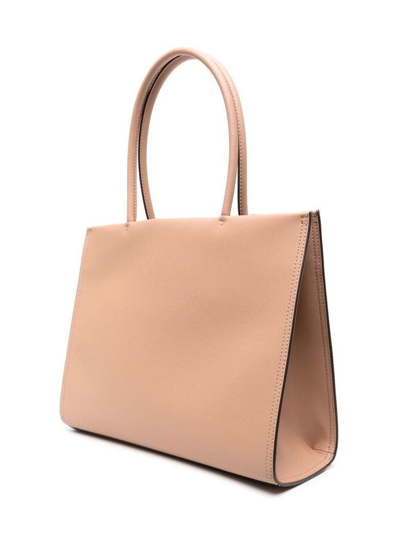Camel synthetic leather Ella Bio small shopping bag 3