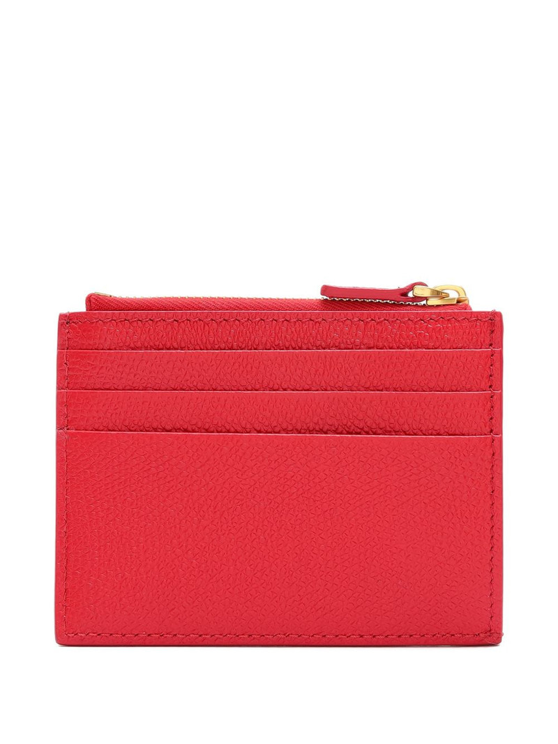 Valentino Vlogo Signature grainy calfskin card holder outlook