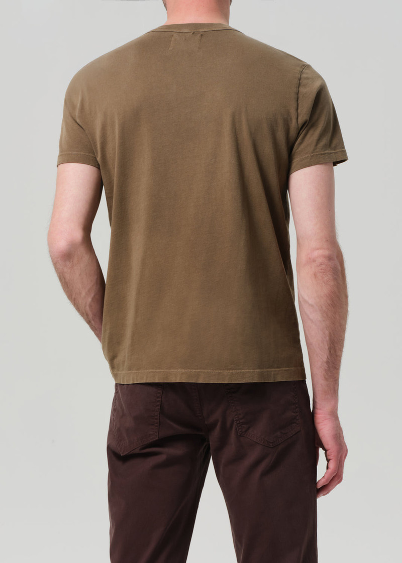 Everyday Short Sleeve Tee In Dark Khaki 4