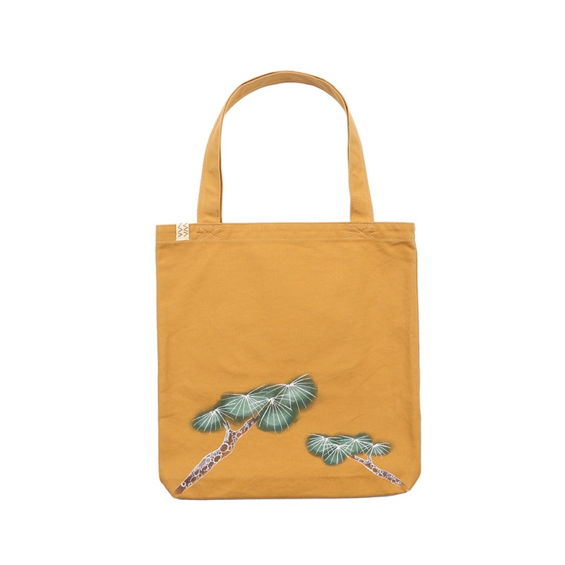 PETITE TOTE CANVAS MUSTARD 1
