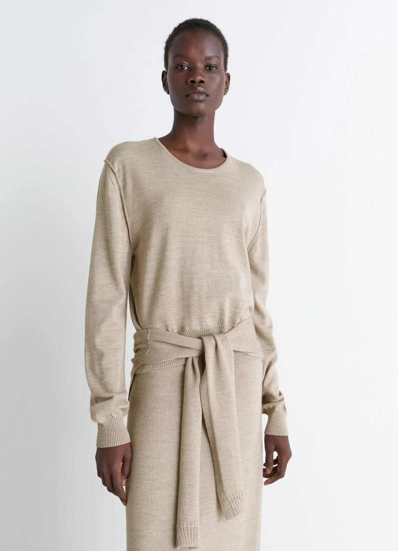 Lemaire TROMPE L'OEIL CREW NECK JUMPER outlook