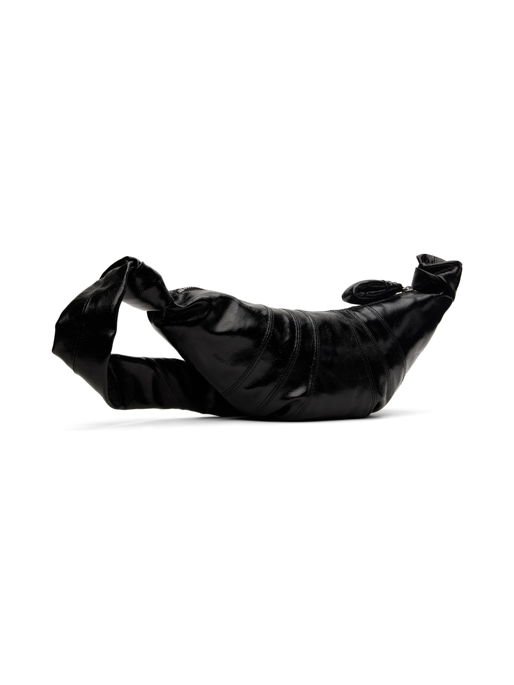 Black Small Croissant Bag - 3