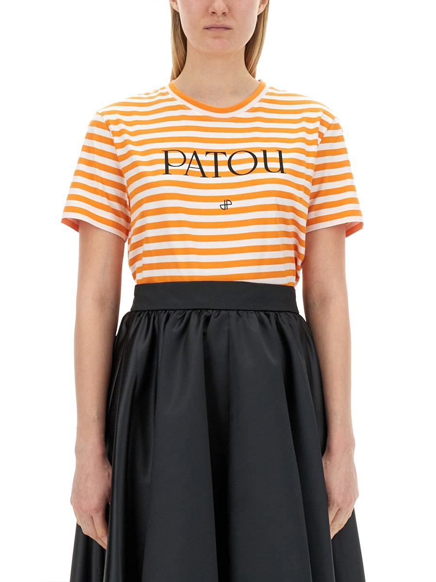 PATOU T-SHIRT WITH LOGO - 1