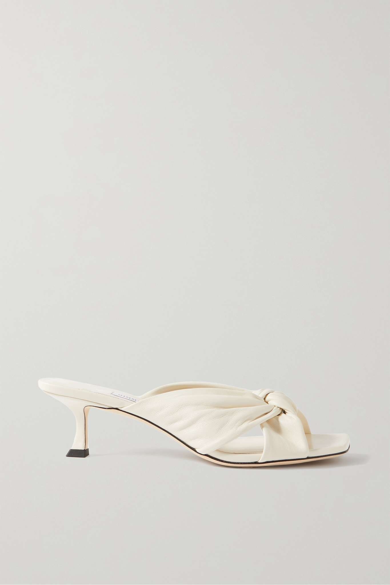 Avenue 50 knotted leather mules - 1
