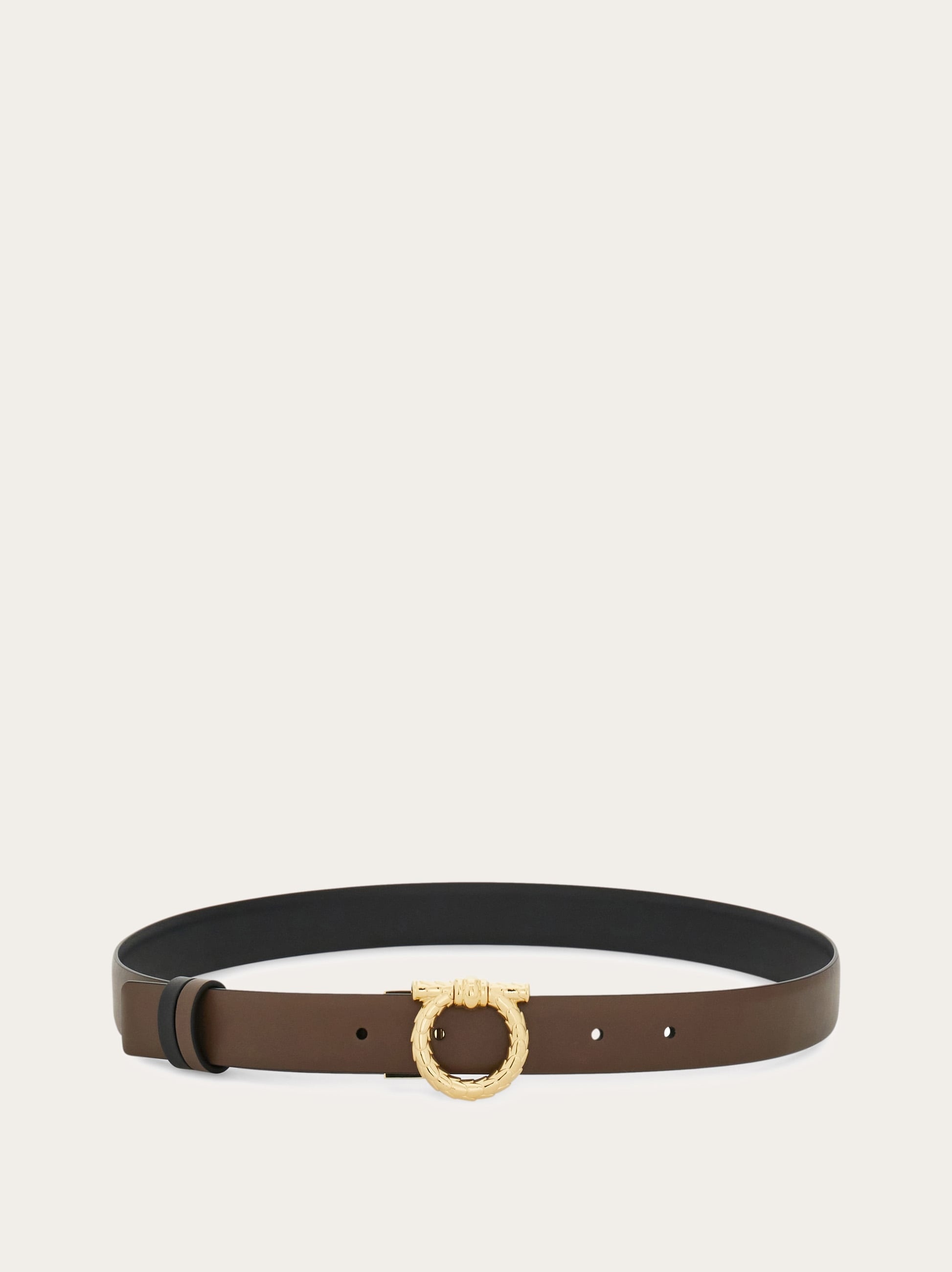Adjustable and reversible Gancini belt - 3