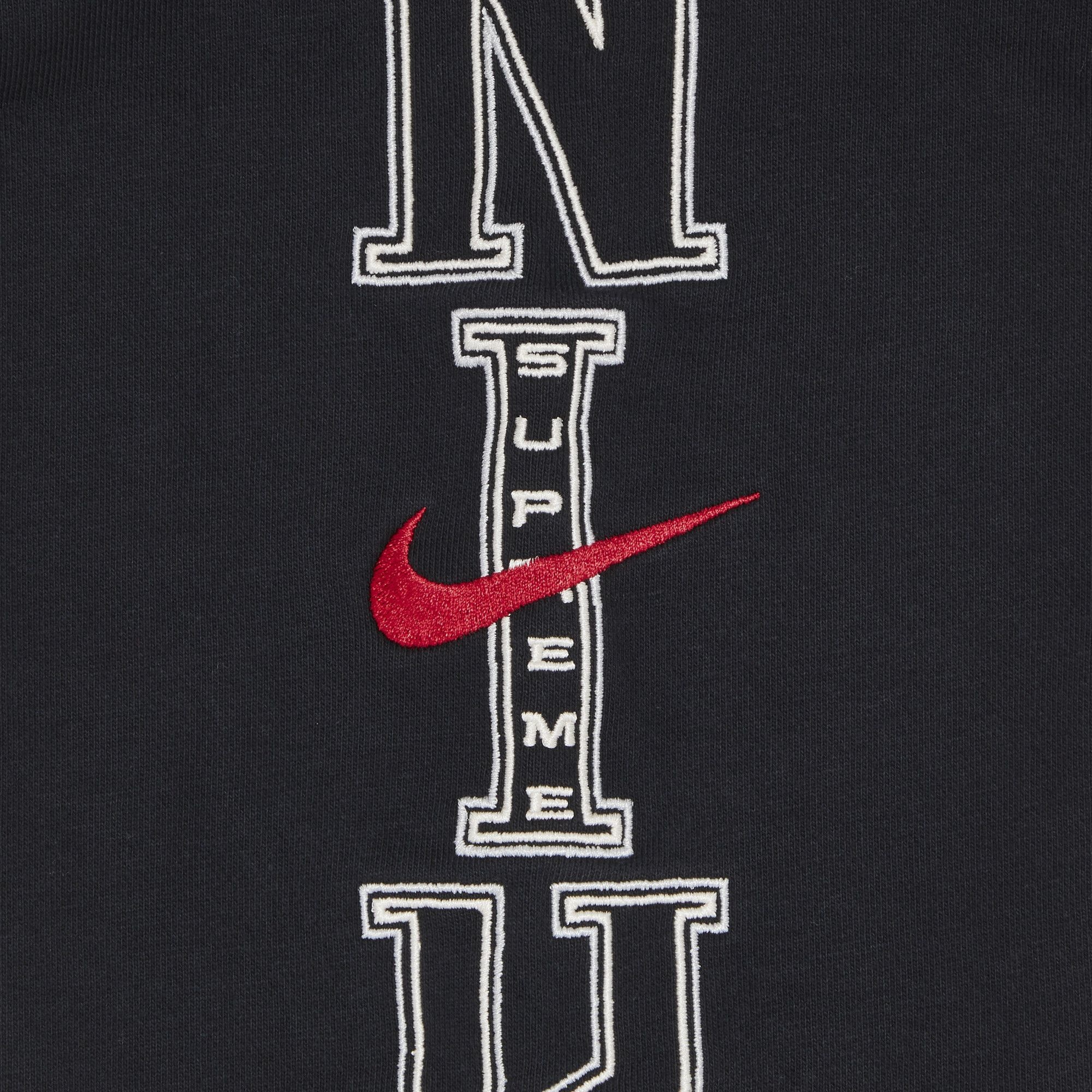 Supreme x Nike Hooded Sweatshirt 'Black' - 3