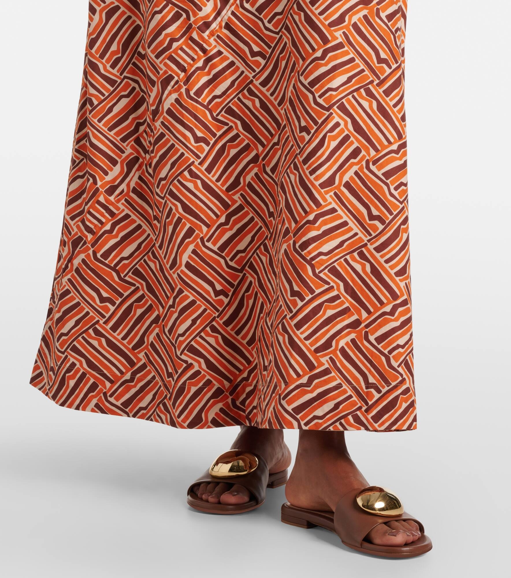 Alskar striped cotton poplin maxi dress - 6