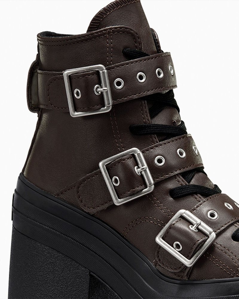 Chuck 70 De Luxe Heel Leather & Buckles 8