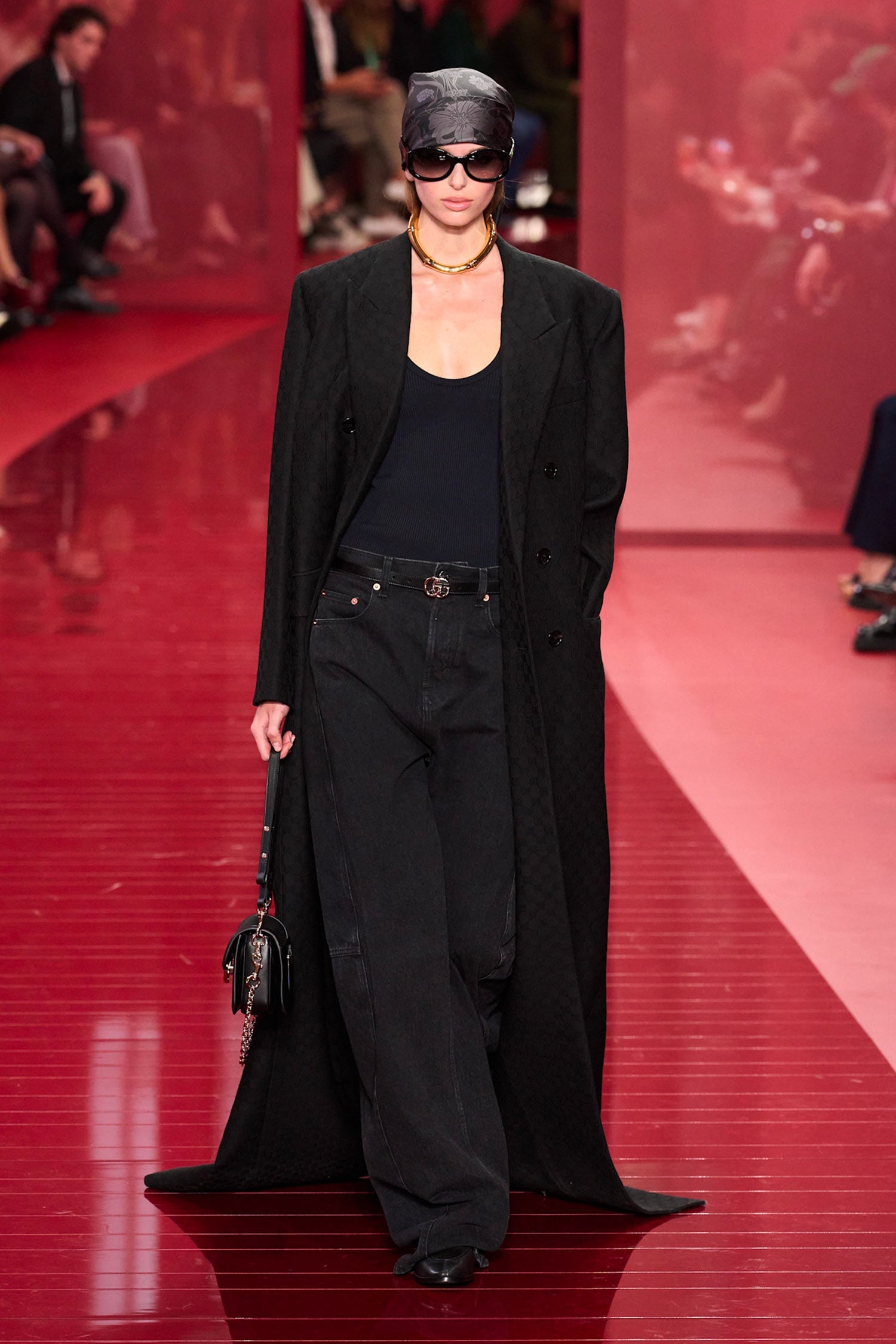 Gg-Silk-Wool-Crepe-Coat - 5
