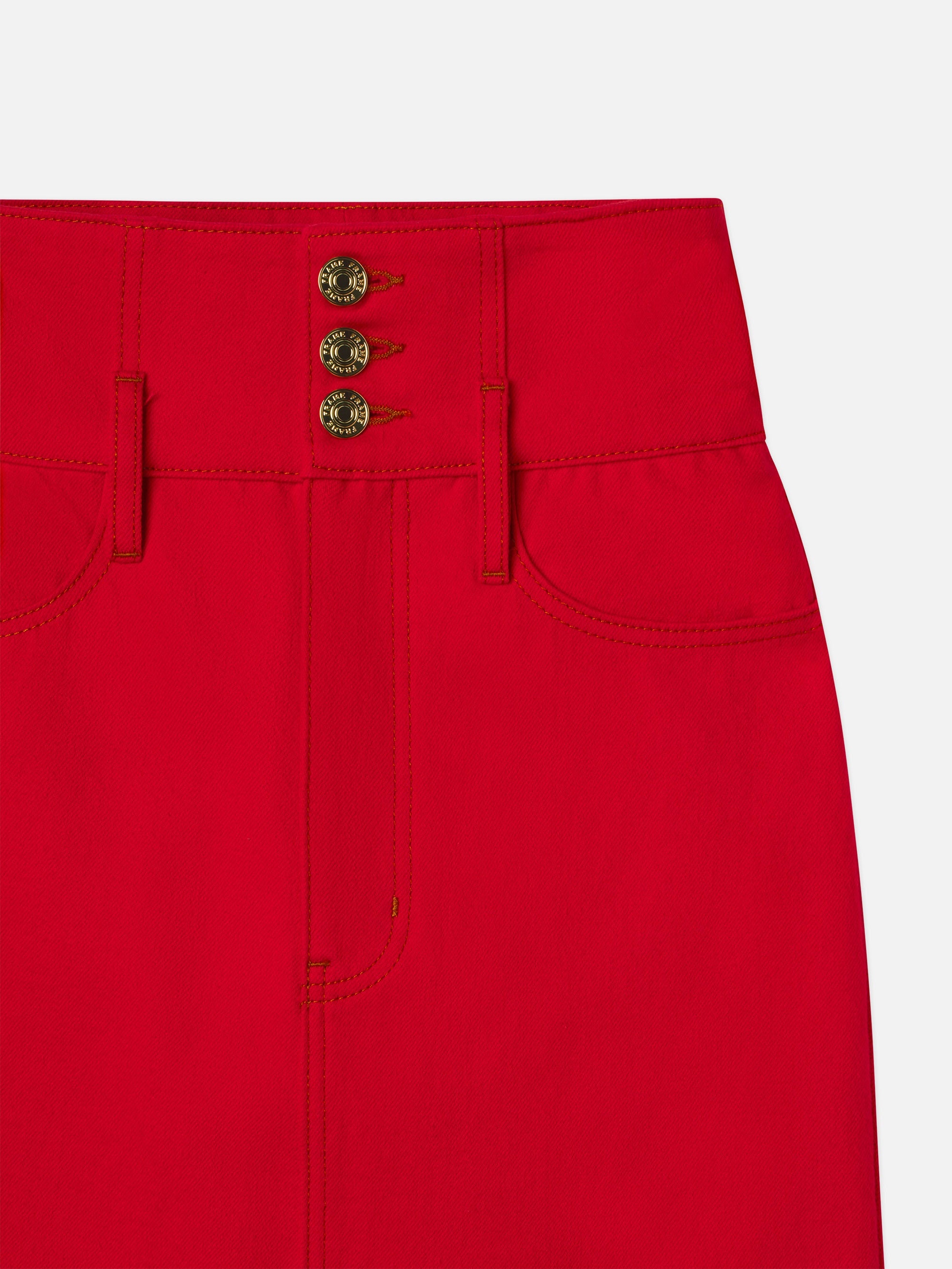 The Corset Mini Skirt in Herrera Red - 3