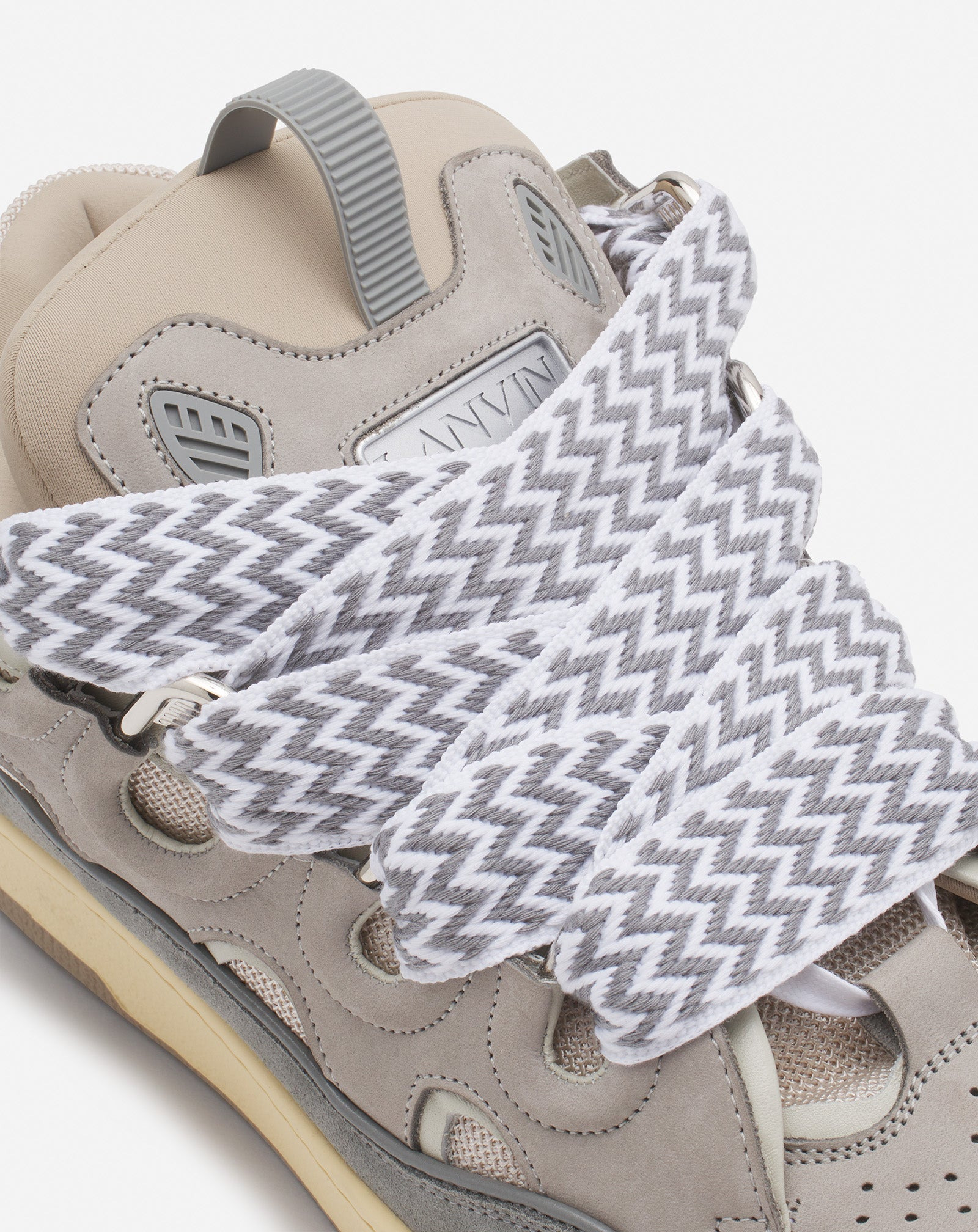 CURB LEATHER SNEAKERS - 5