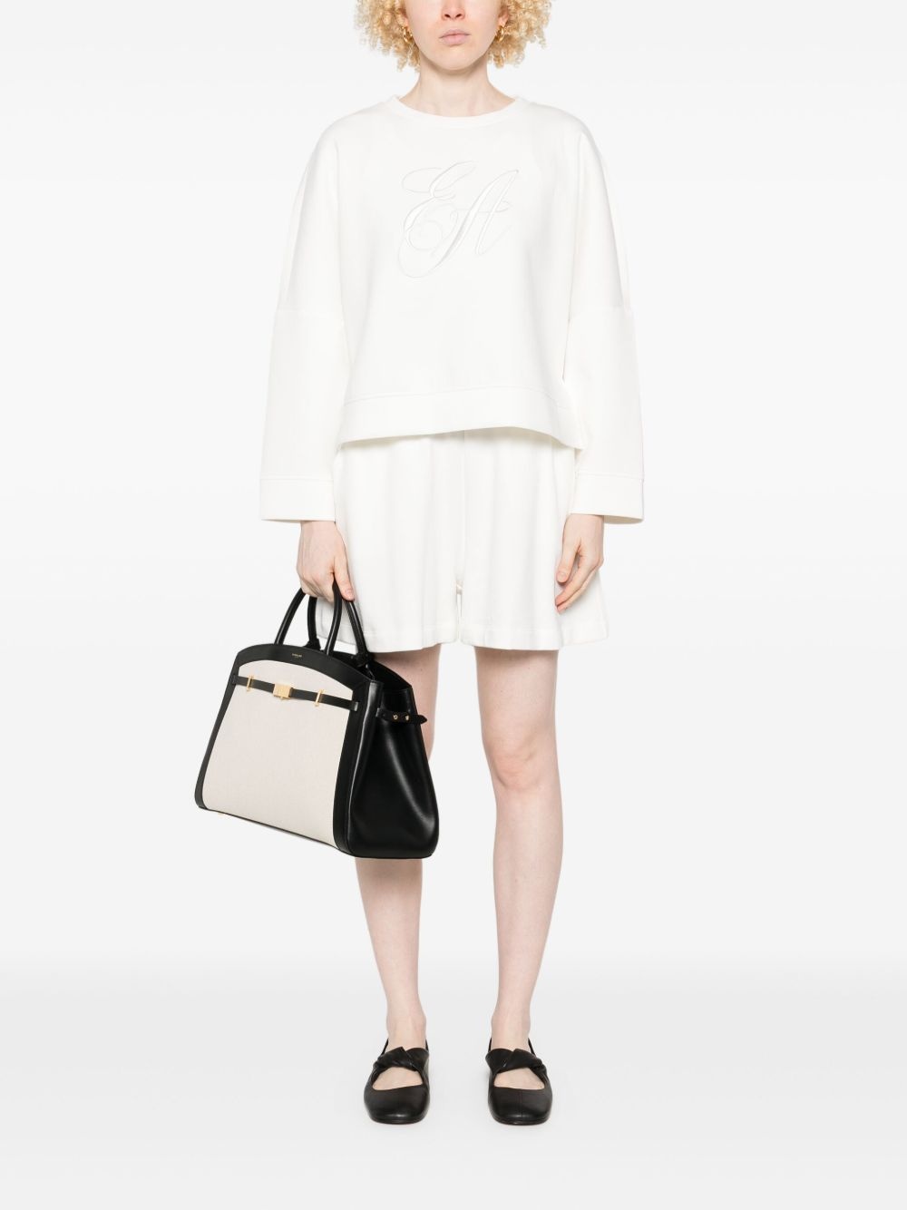 jersey-texture shorts - 2