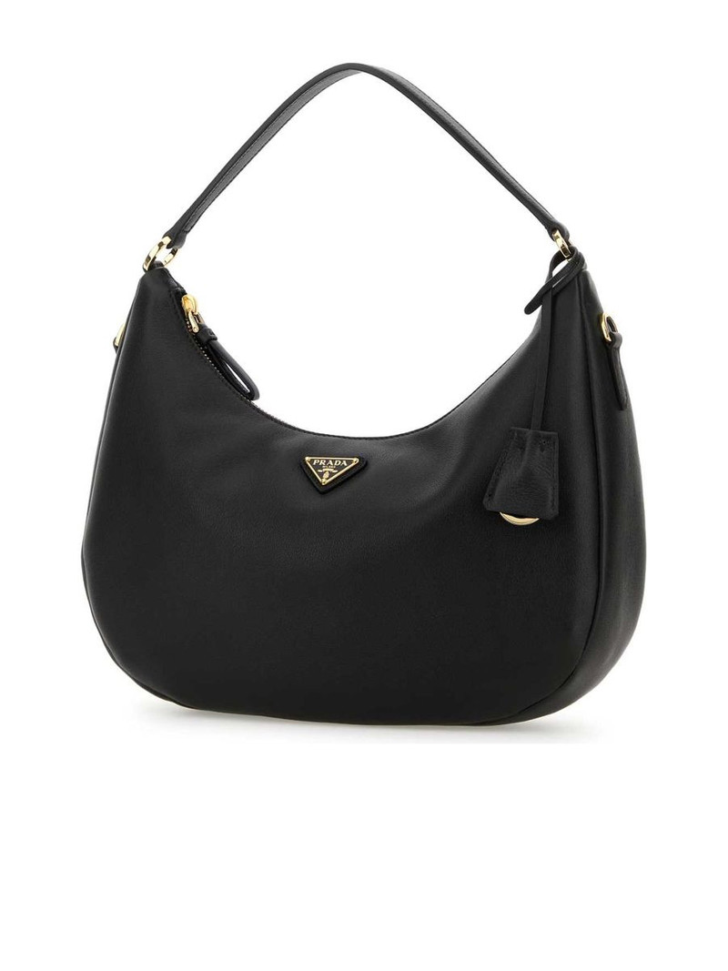 Prada Prada Medium Leather Shoulder Bag outlook