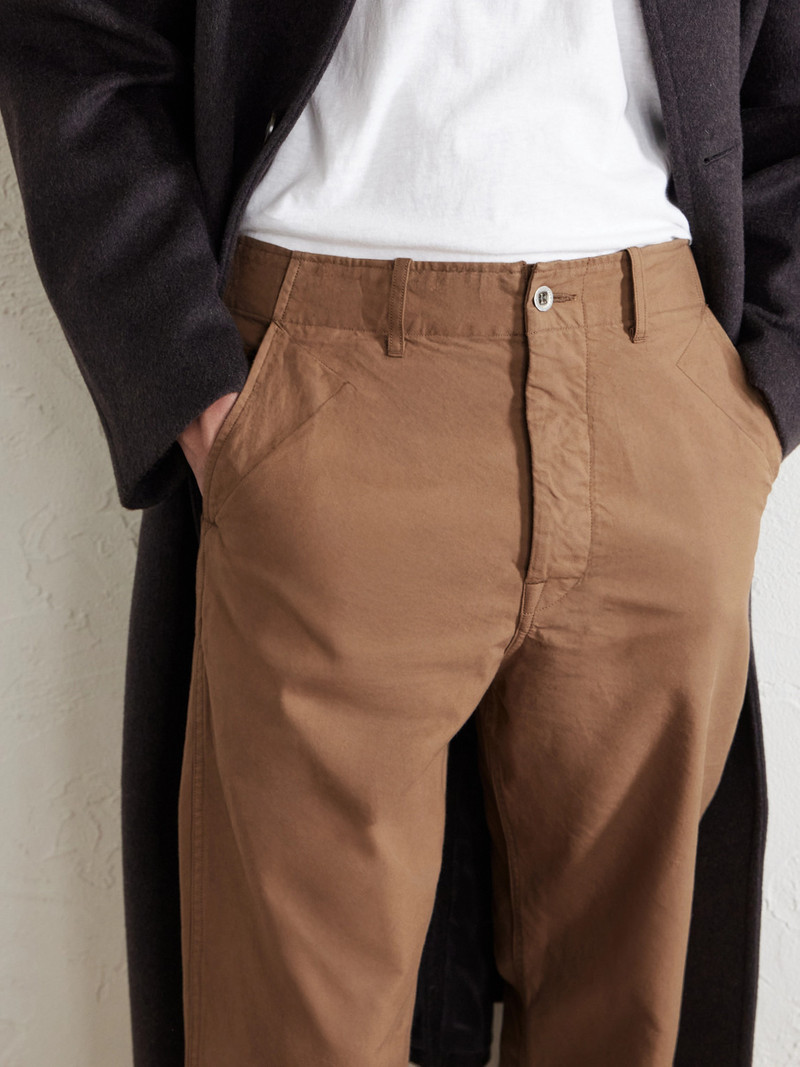 Gesso Straight-Leg Cotton-Twill Trousers 5
