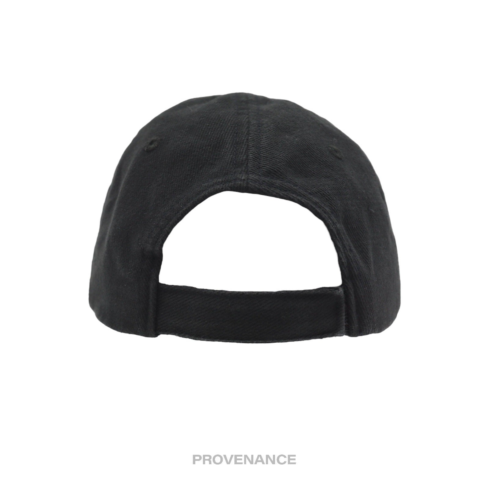 Balenciaga Embroidered Logo Cap - Washed Black - 6