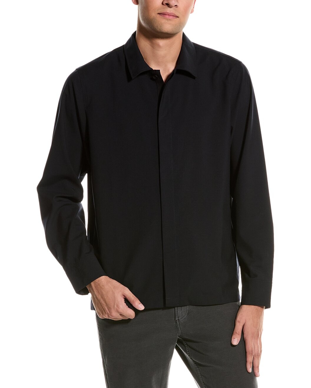 rag & bone Hyde Wool-Blend Shirt - 1