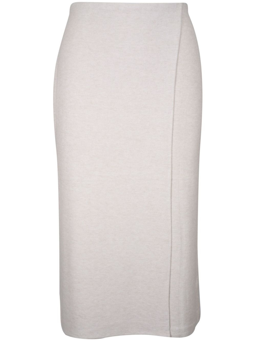 straight midi skirt - 1