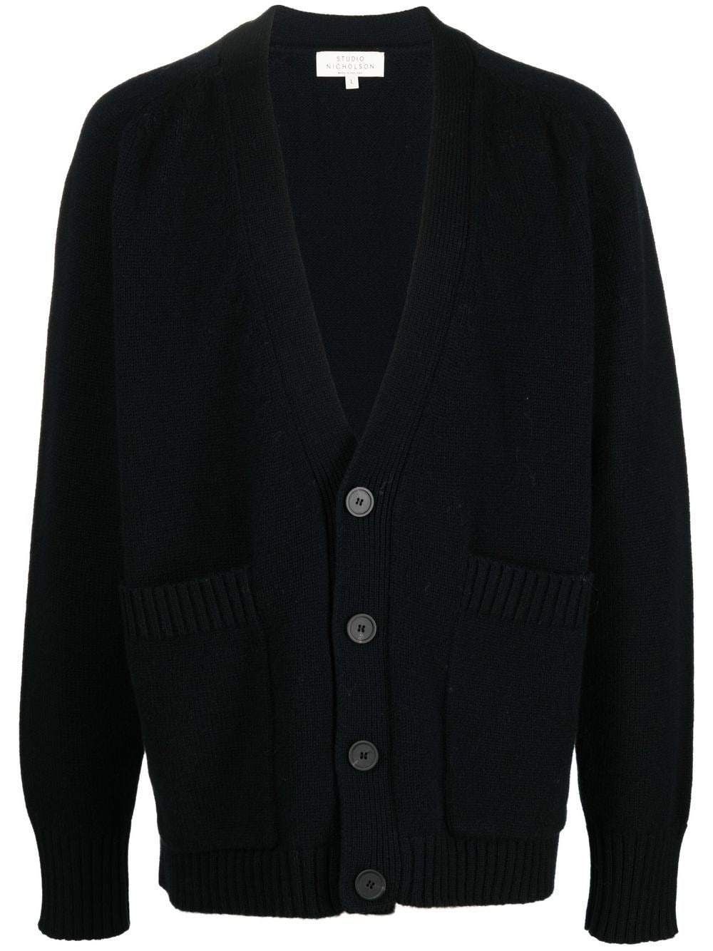 lambs wool cardigan - 1