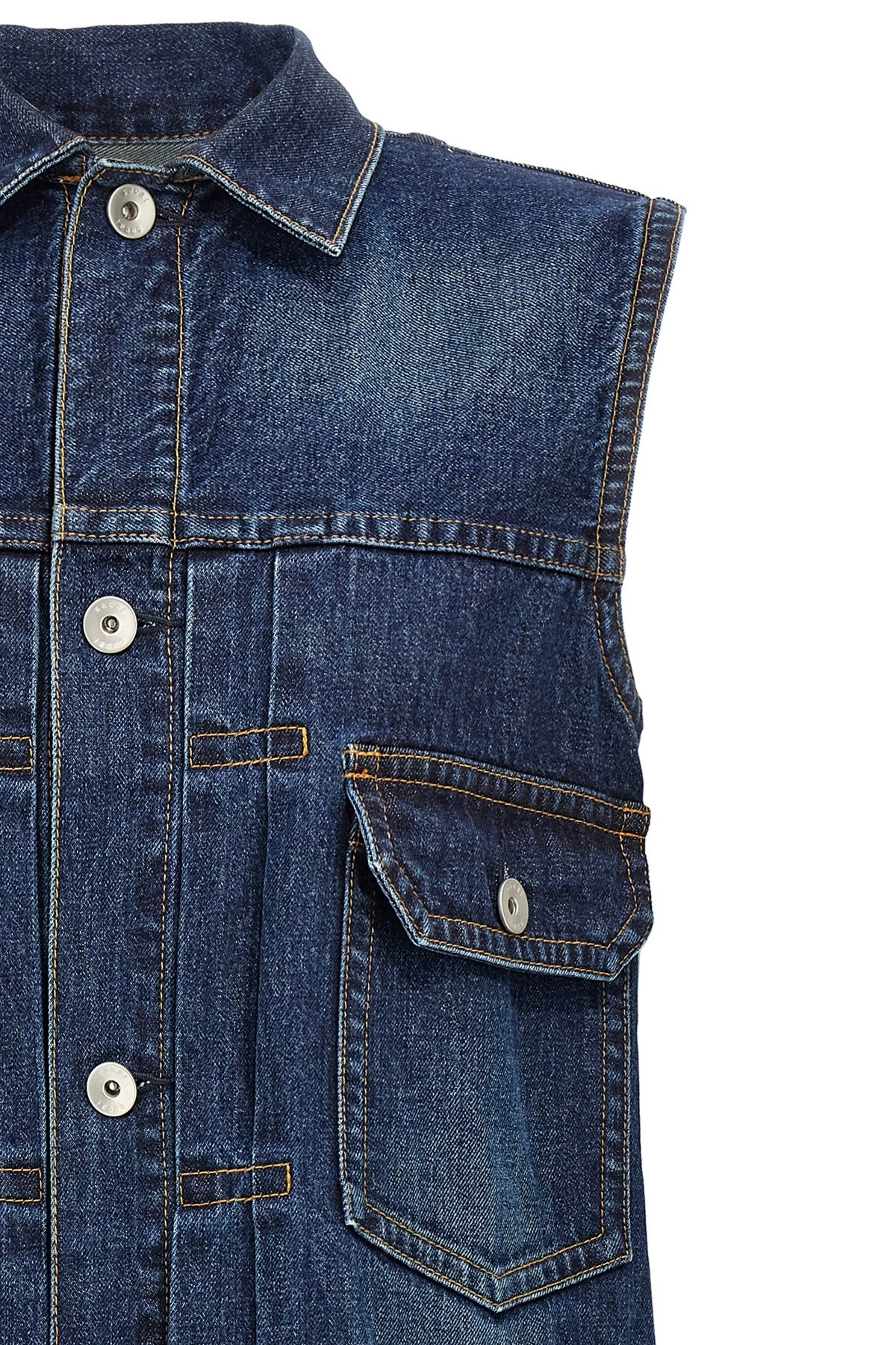 Ruffled denim dress - 3