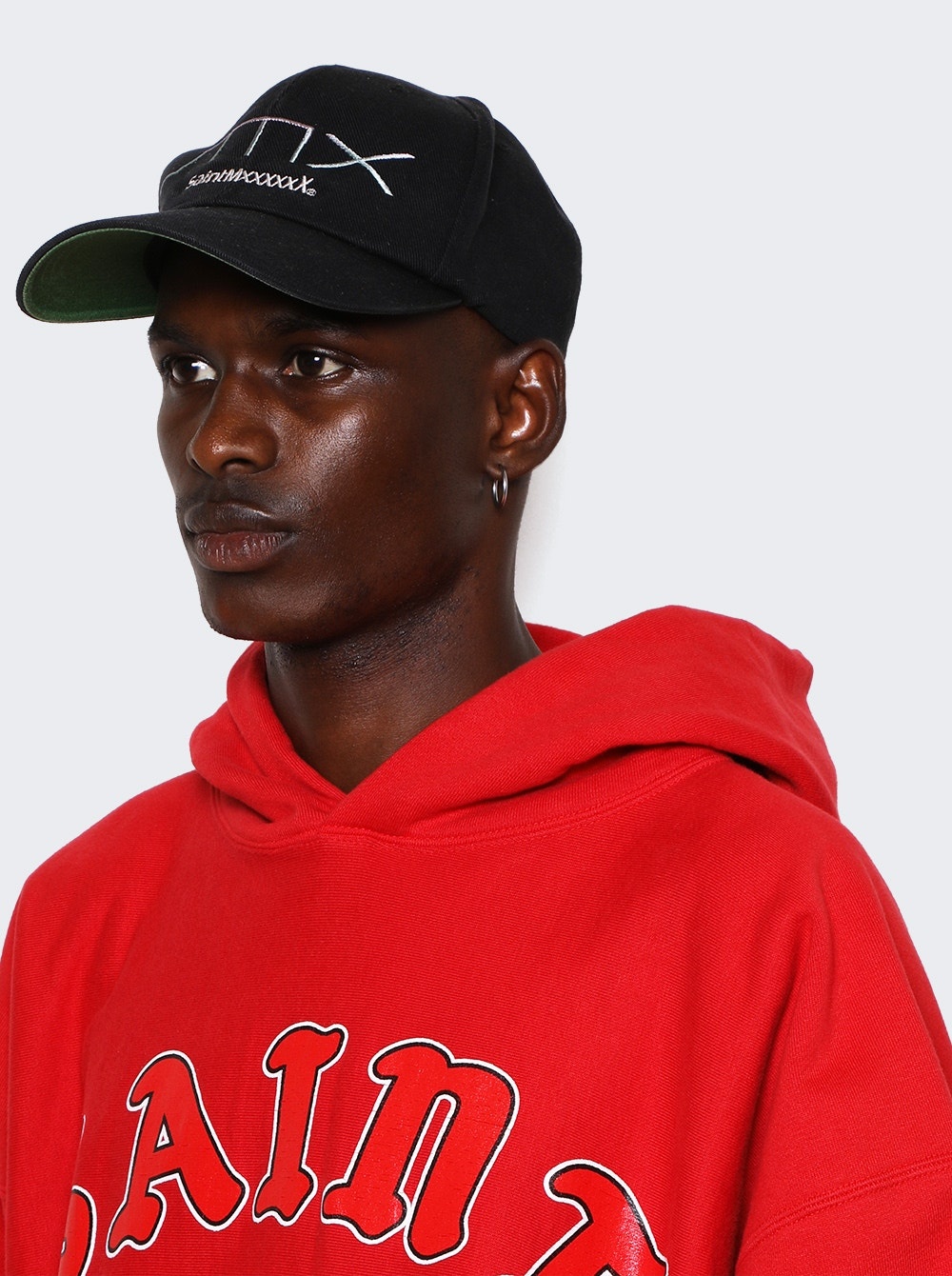 S N T Logo Hat Black - 3