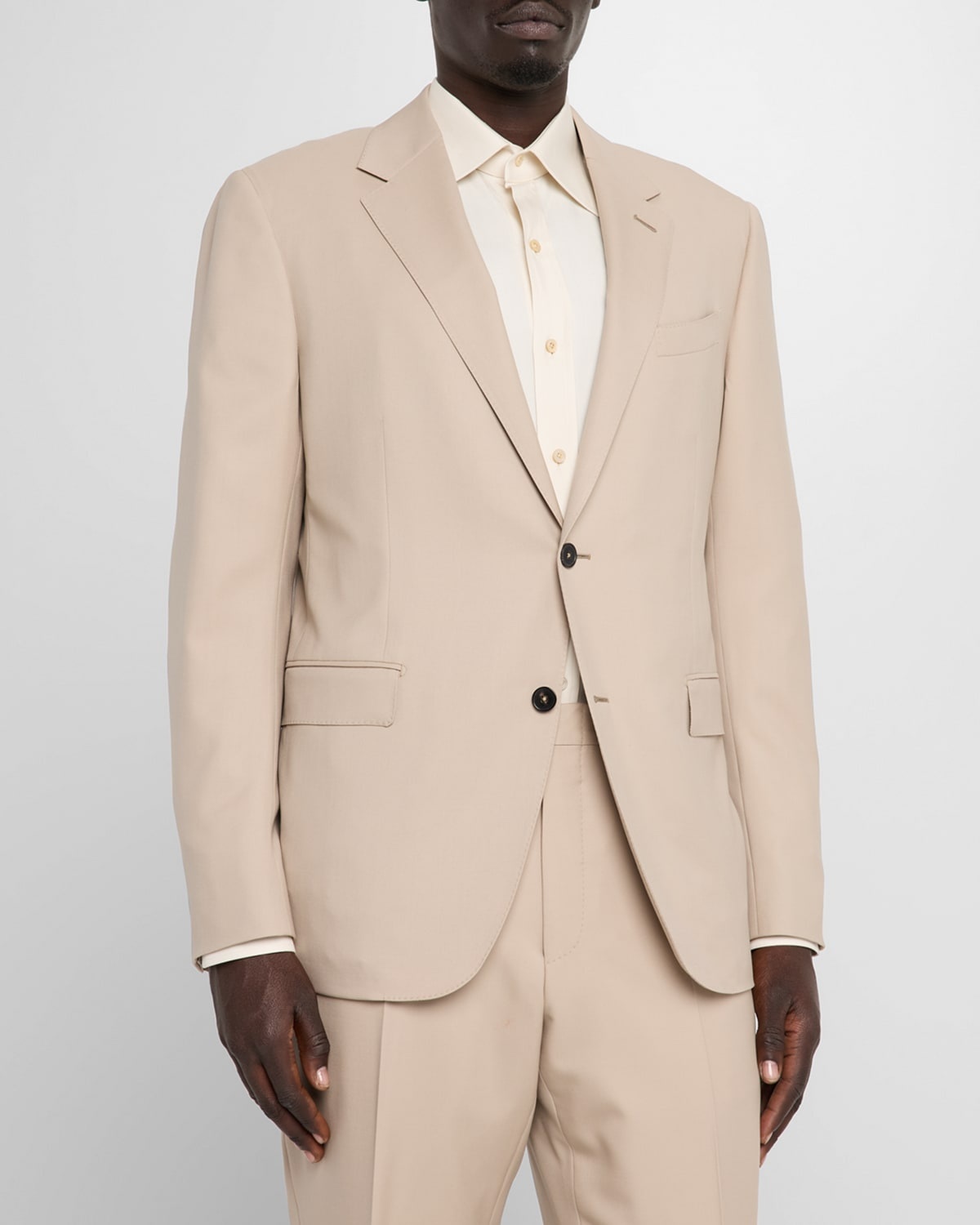 Men's Trofeo Wool Solid Suit - 6