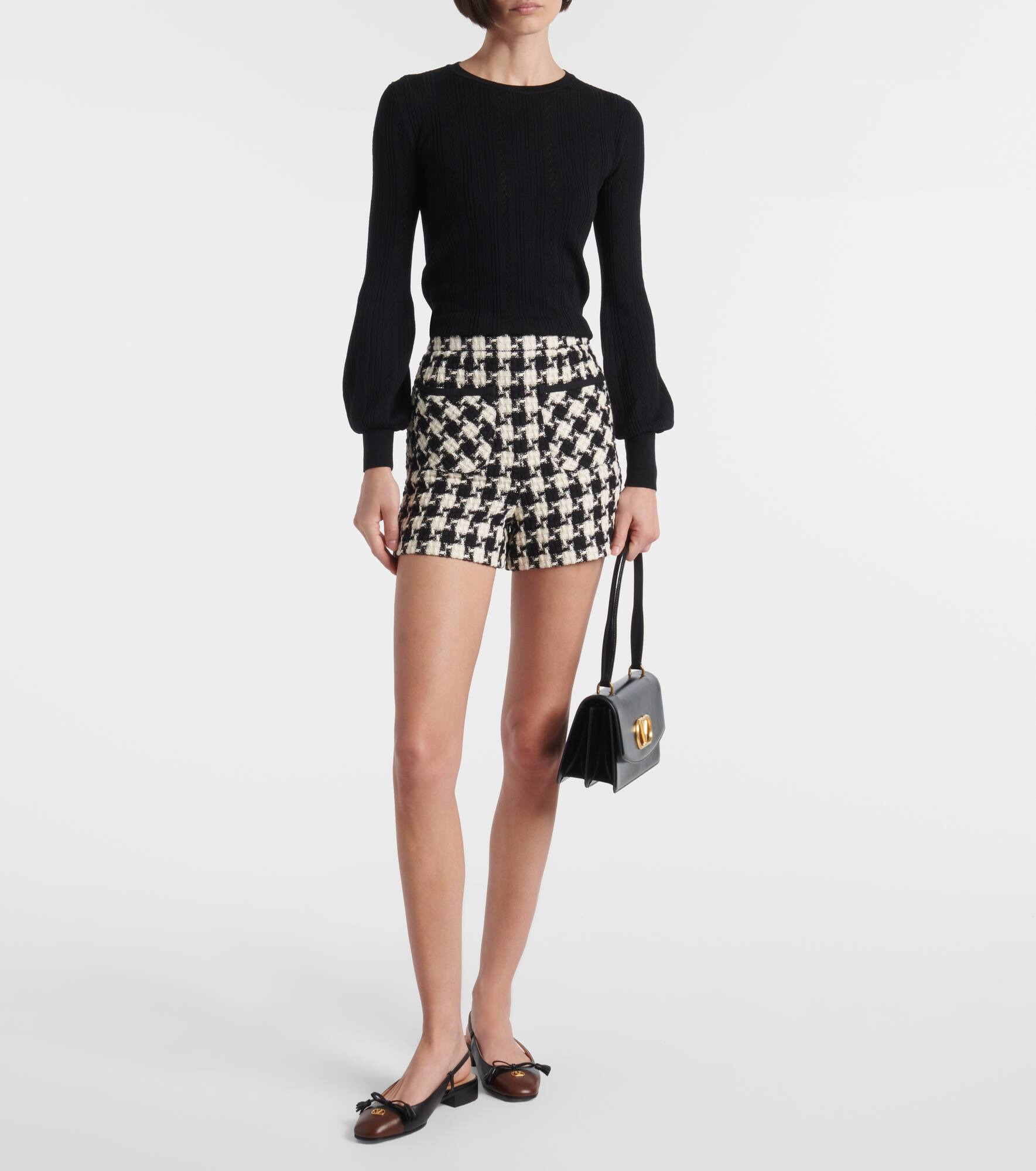 Mossi tweed shorts - 2