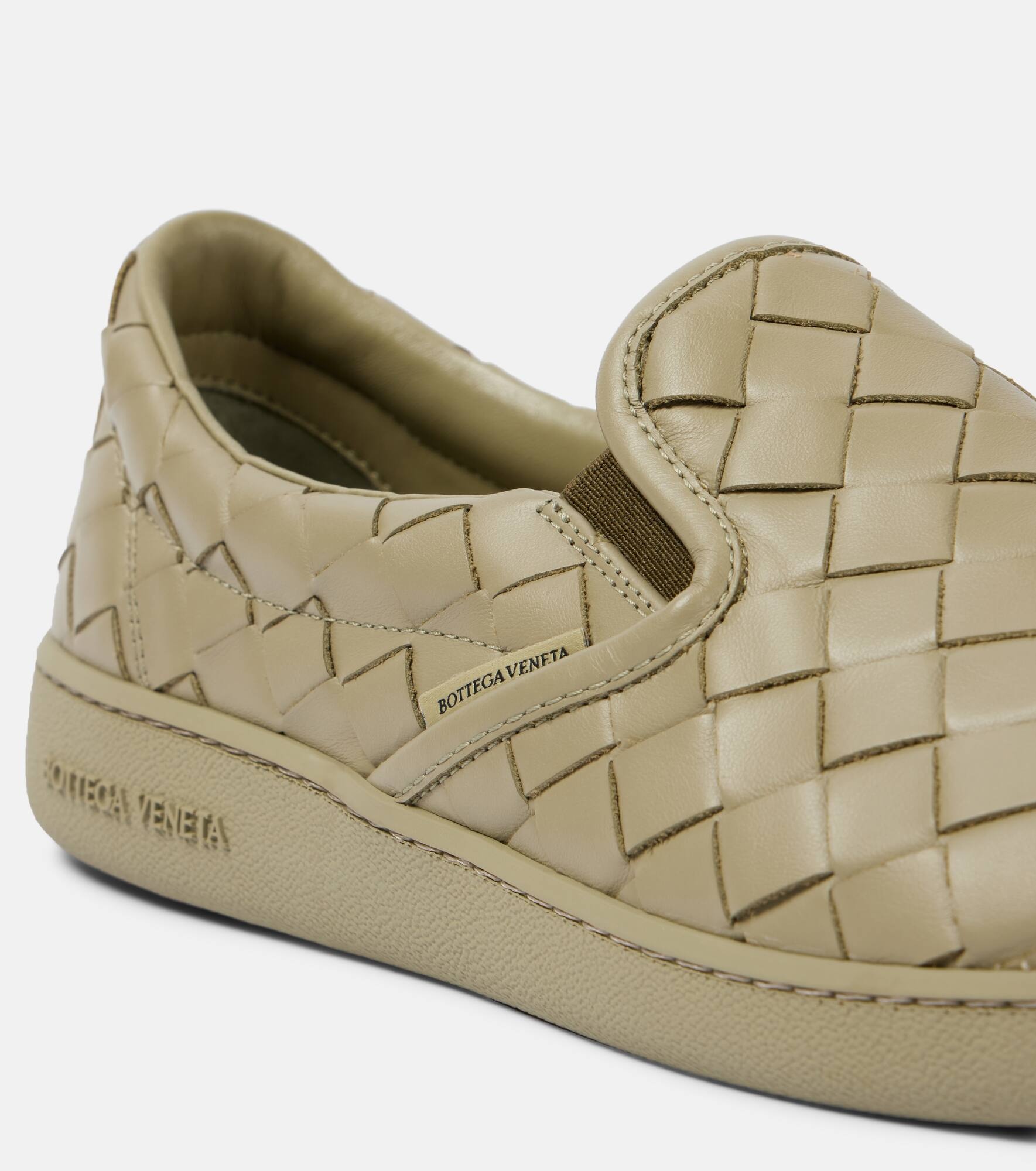 Sawyer leather slip-on sneakers - 5