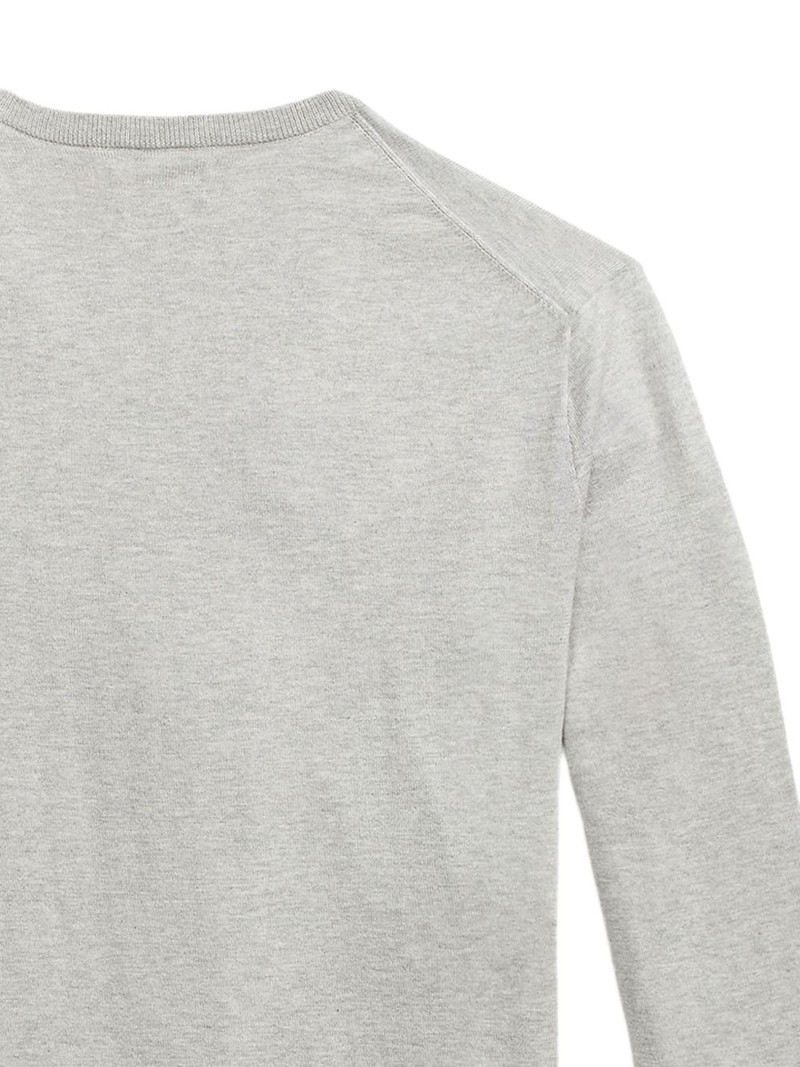 V-neck logo-embroidered sweater 3