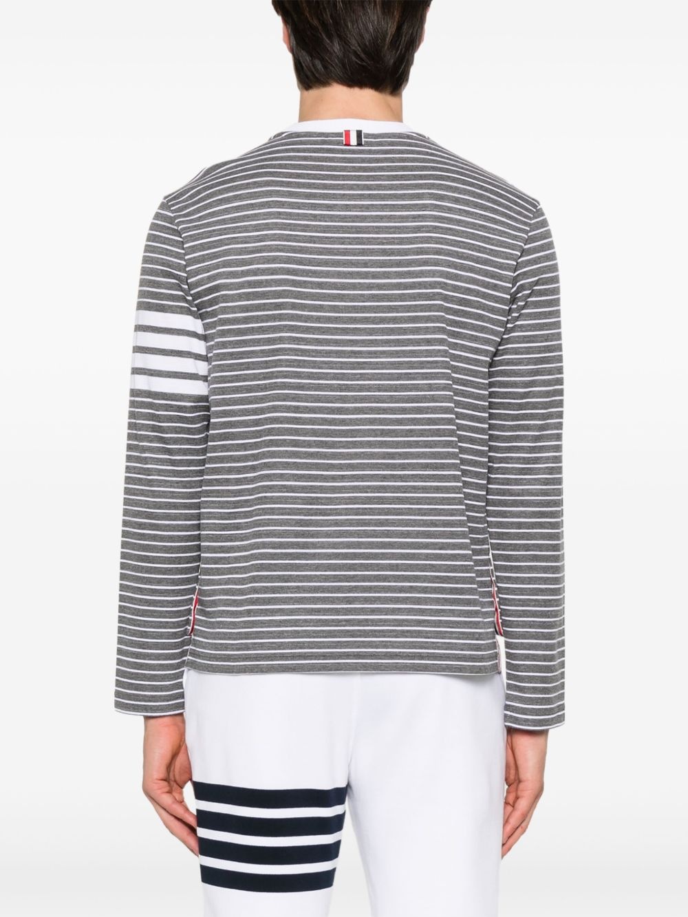 4-Bar stripe long-sleeve T-shirt - 3