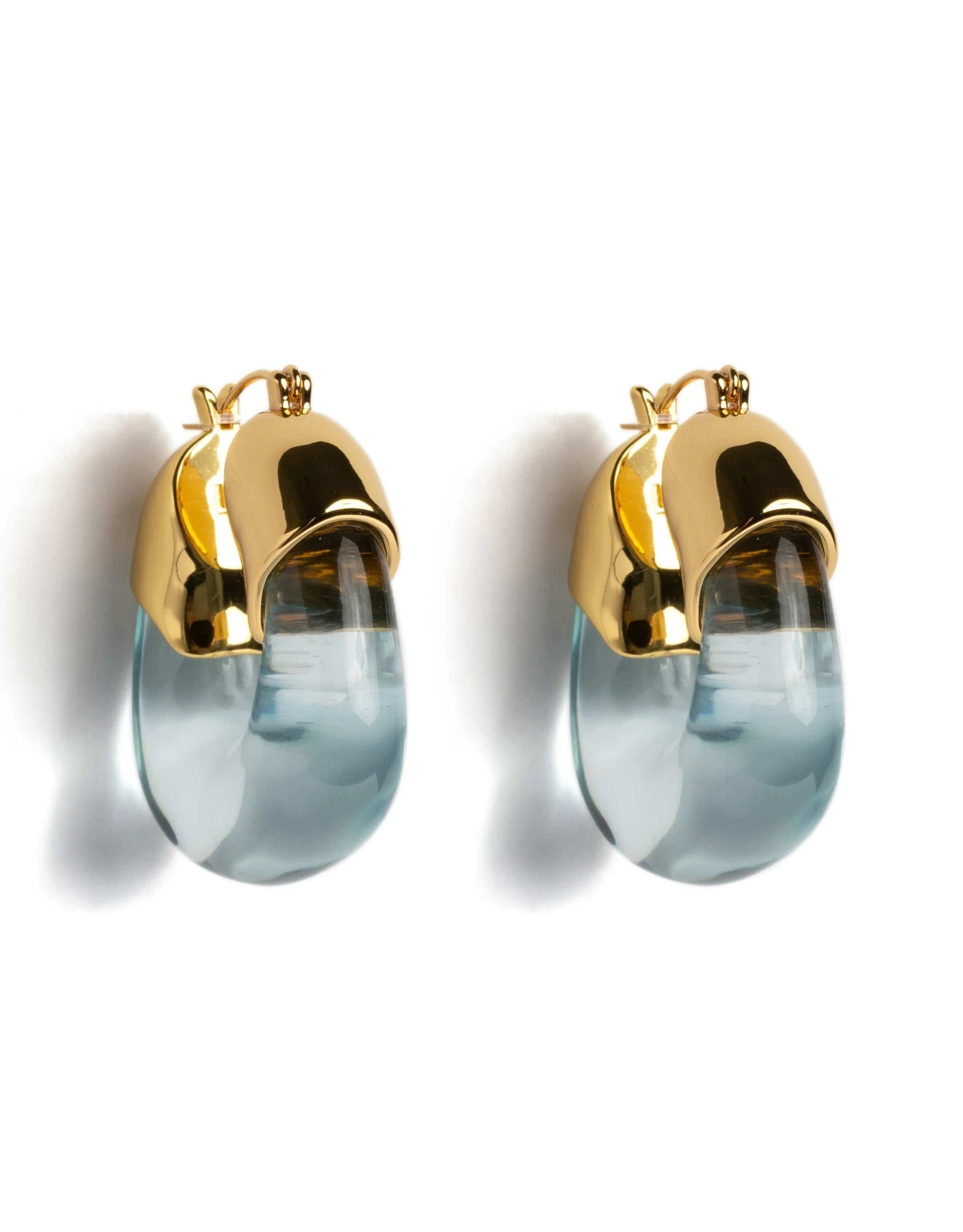 The Organic Hoops - Aqua - 1