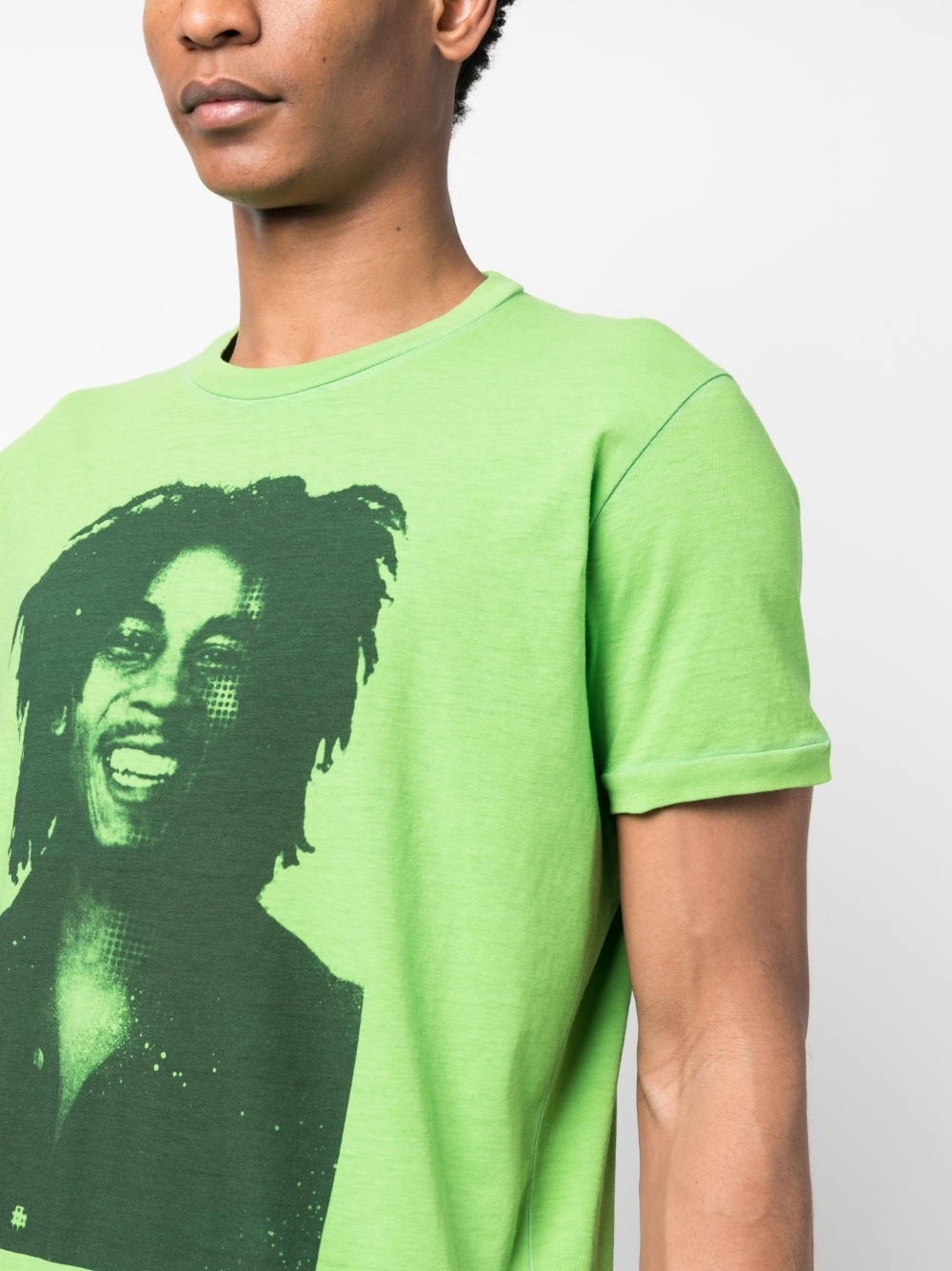photograph-print cotton T-shirt - 5